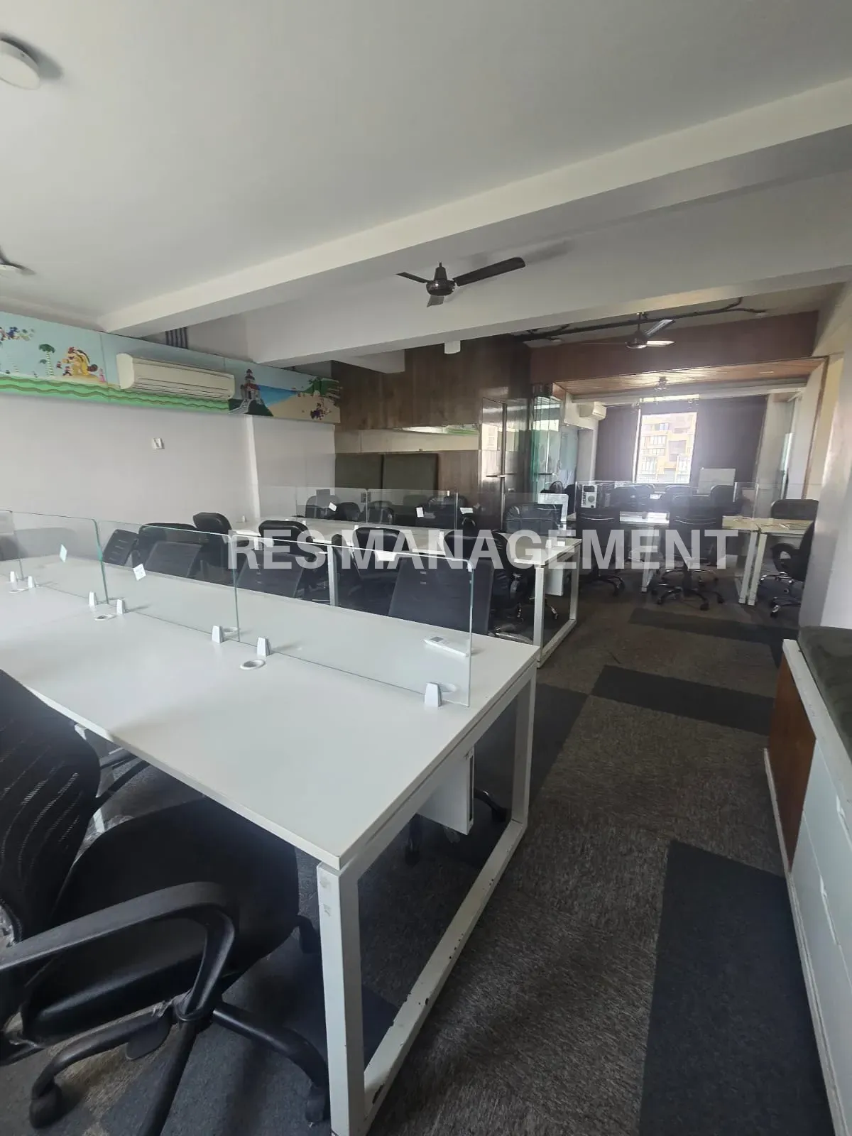 Fully Furnished office for Rent Vastrapur 1 cabin CONFERENCE 42  seating