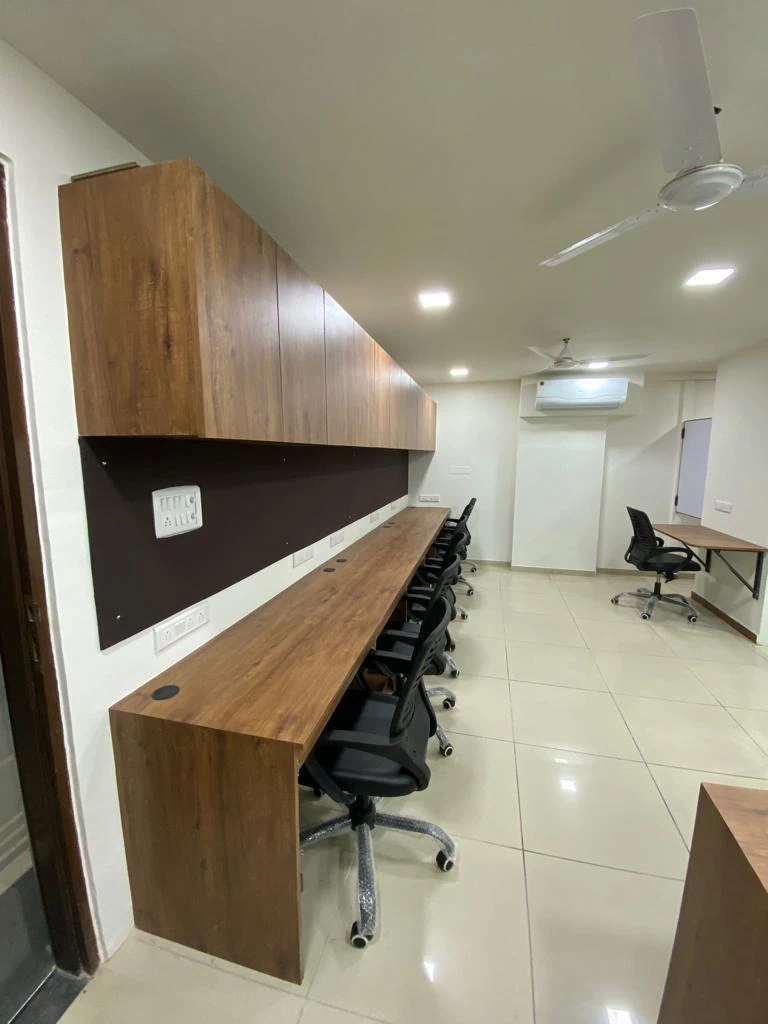 723 ft Fully Furnished Office For Rent with 2 cabin 8 seating at Keshavbaug