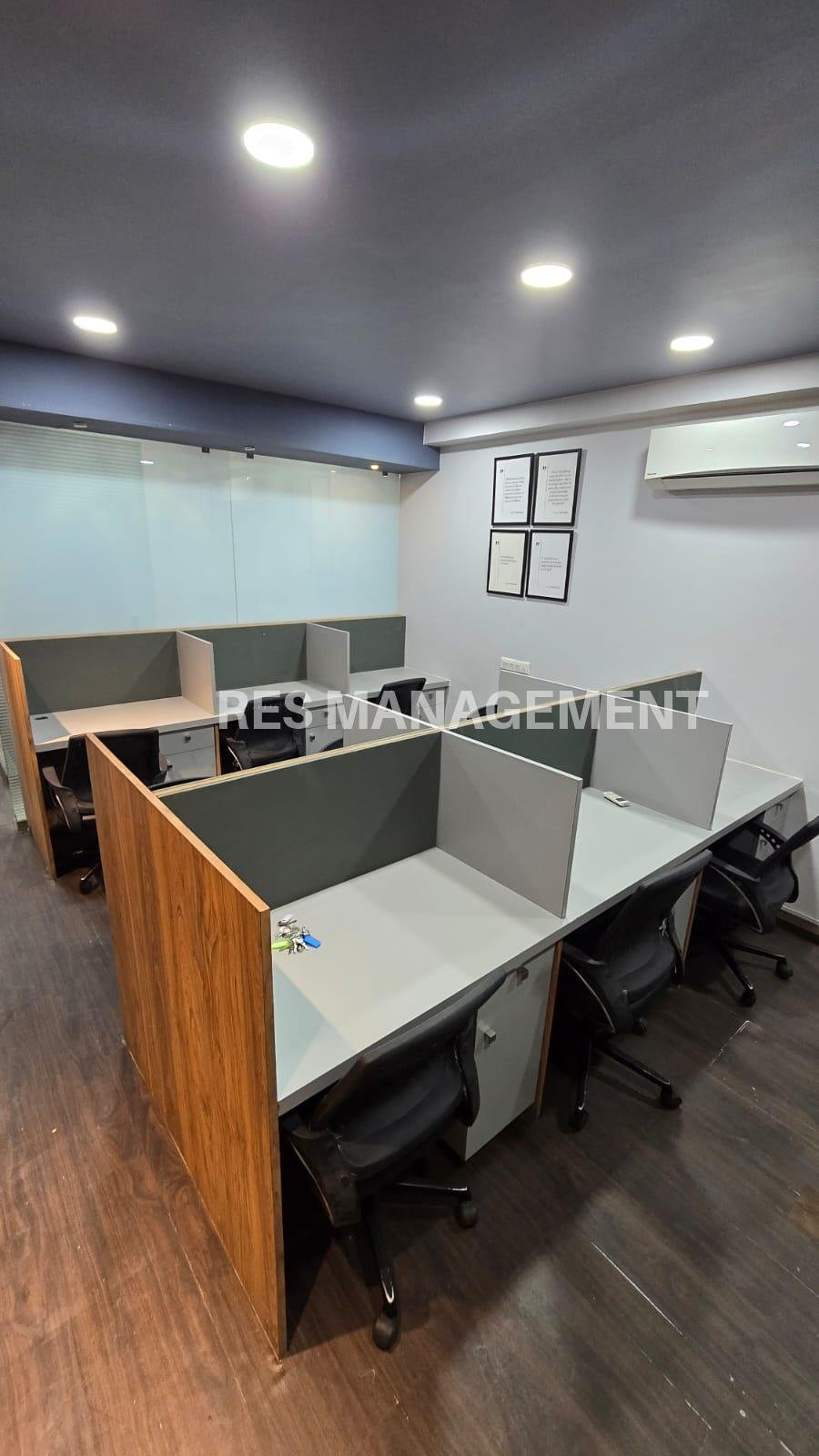 1471 ft office with 208 ft Balcony Ready Furniture