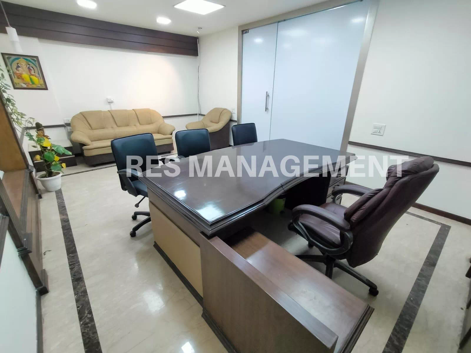 3500 ft Fully Furnished Office For Rent Shyamal Cross Road